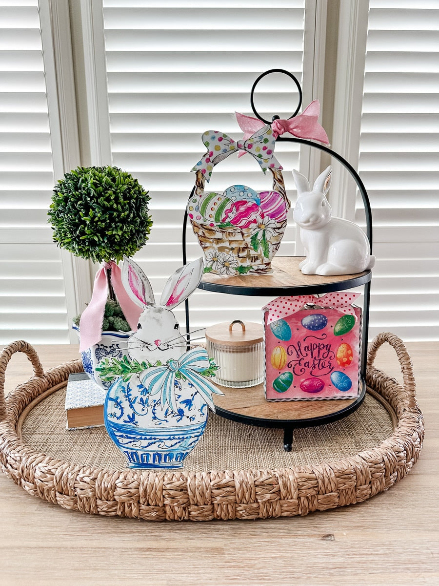 Mini Happy Easter & Eggs Print – Amber Marie and Company