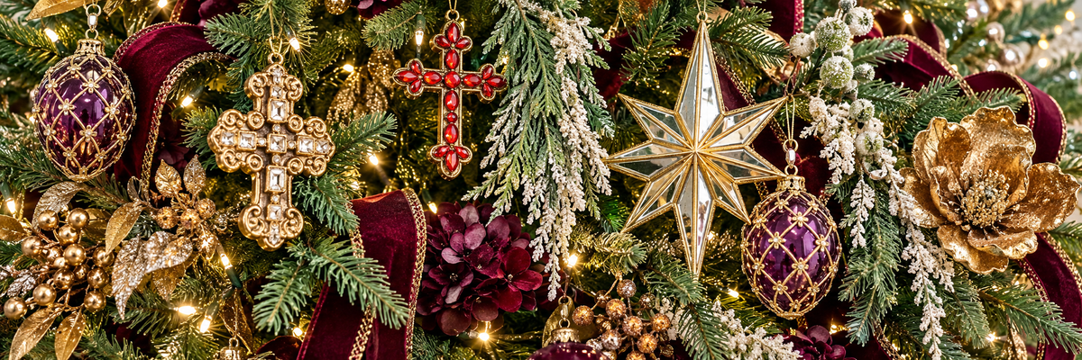 Adoration and Opulence holiday collection banner