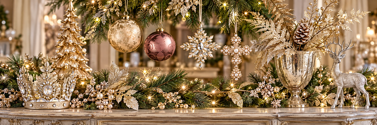 Chateau Noel holiday collection banner
