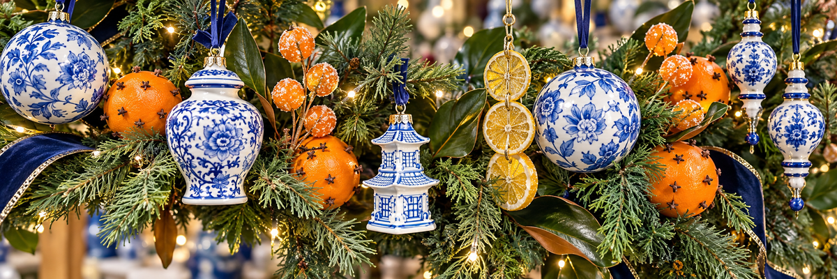 Citrus and Chintz holiday collection banner
