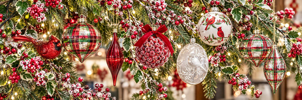 Holly and Frost holiday collection banner
