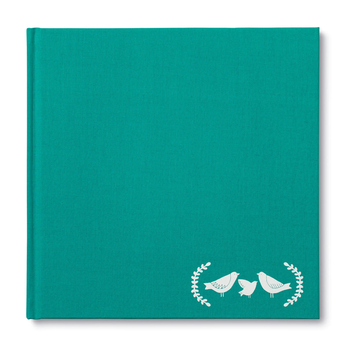 Gender-neutral cloth-bound journal titled Always And Forever with a soft cover.