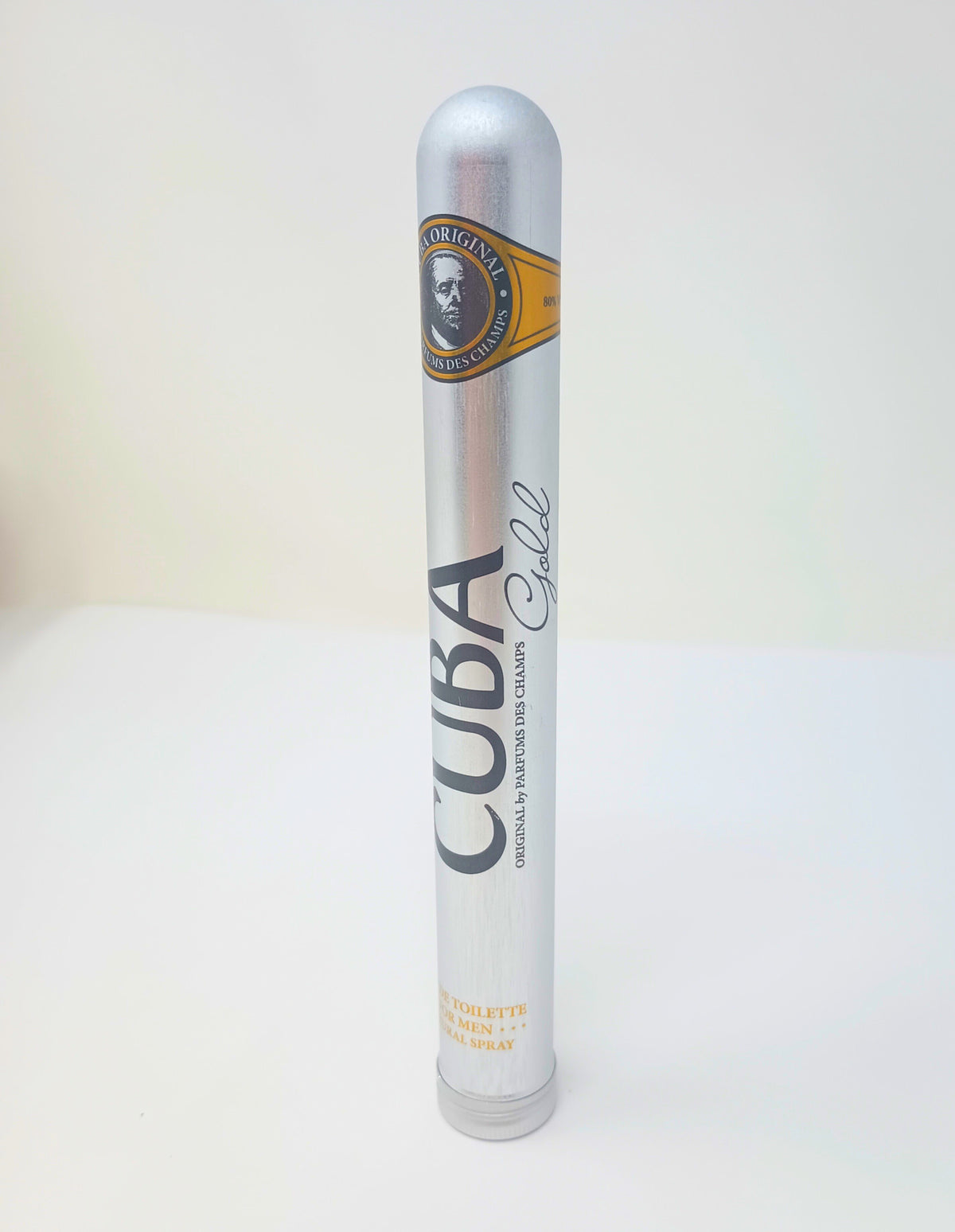 Cigar Colone in a dark brown cylindrical shape with a smooth finish.
