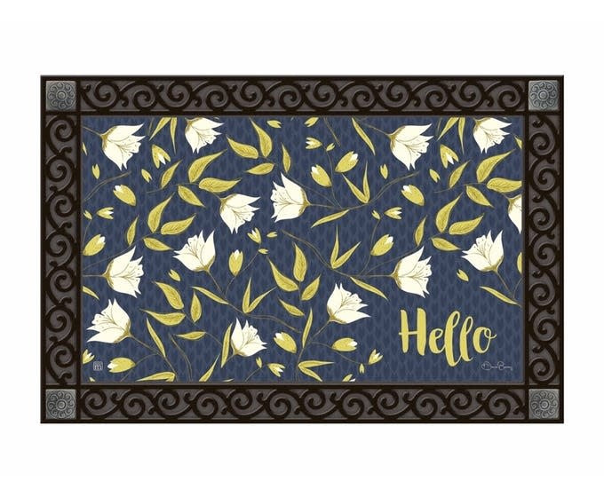 MatMate doormat tray insert with non-slip recycled rubber backing