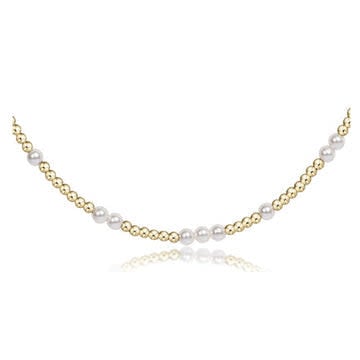 15" Choker Hope Unwritten - 3MM Pearl