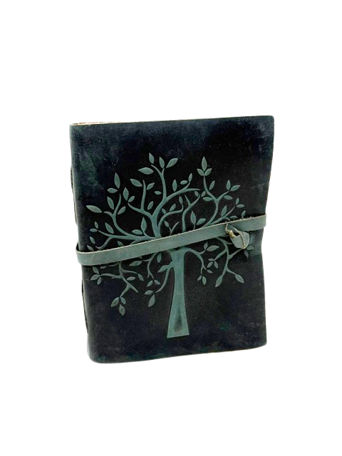 8 inch Leather Tree Embossed Journal.