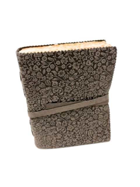 8 inch Leather Floral Embossed Journal
