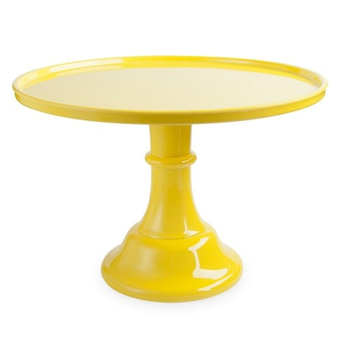 Melamine cake stand with screw assembly, white finish, rectangular tiered silhouette.