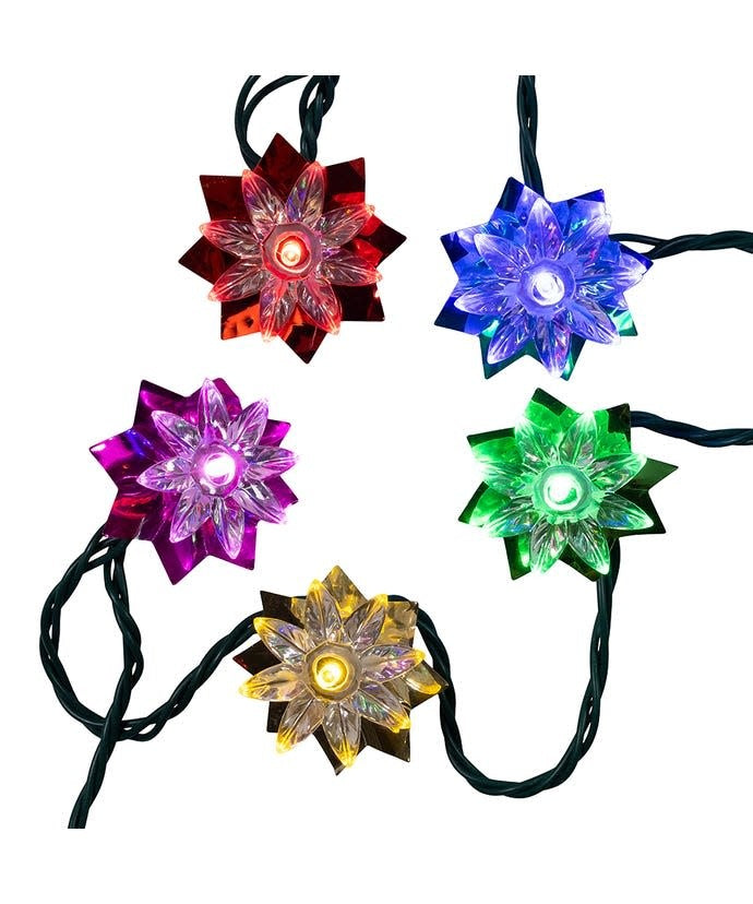 15.7' 20L Multicolor LED Flower Light Set
