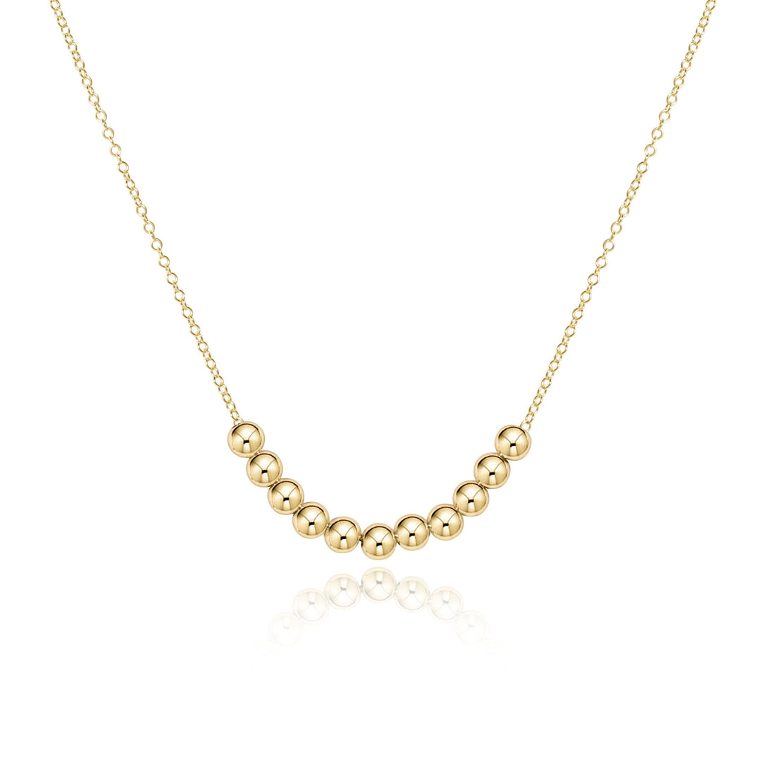 16" Beaded Bliss Classic Gold Necklace