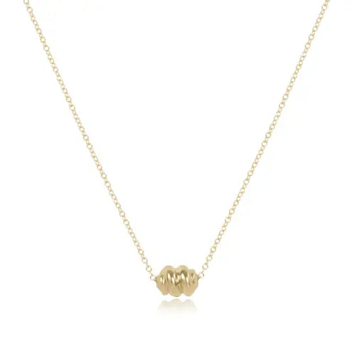 Gold-filled 16-inch necklace chain with a simple link pattern