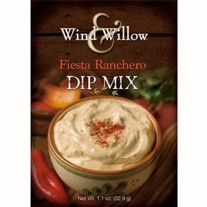 Fiesta Ranchero Dip Mix box featuring red peppers and spices on a white background.