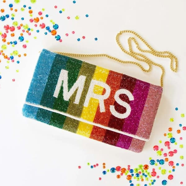 Mrs Rainbow Multi Clutch Purse