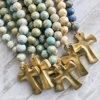 Blessing Beads with Large Cross