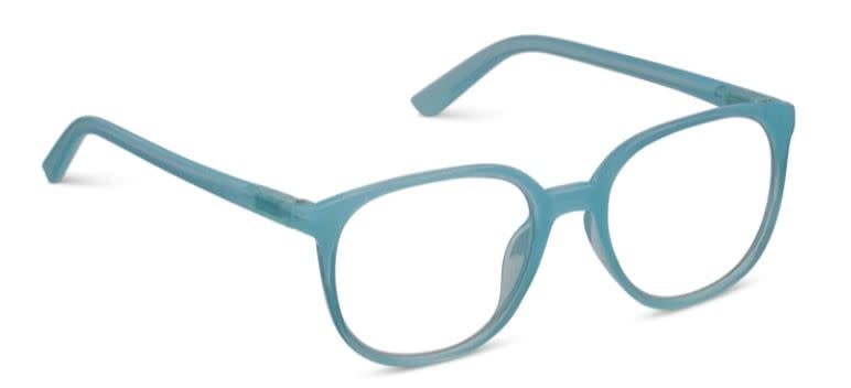 Fruit Punch eyeglasses with thin round frames in juicy colors featuring blue light filtering lenses.