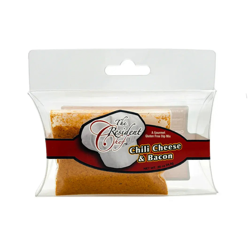 Jar of spicy BLT dip mix with red pepper flakes visible on label