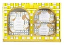 Beekman 1802 Coconut Cream sampler set with two bar soaps and one whipped body cream.