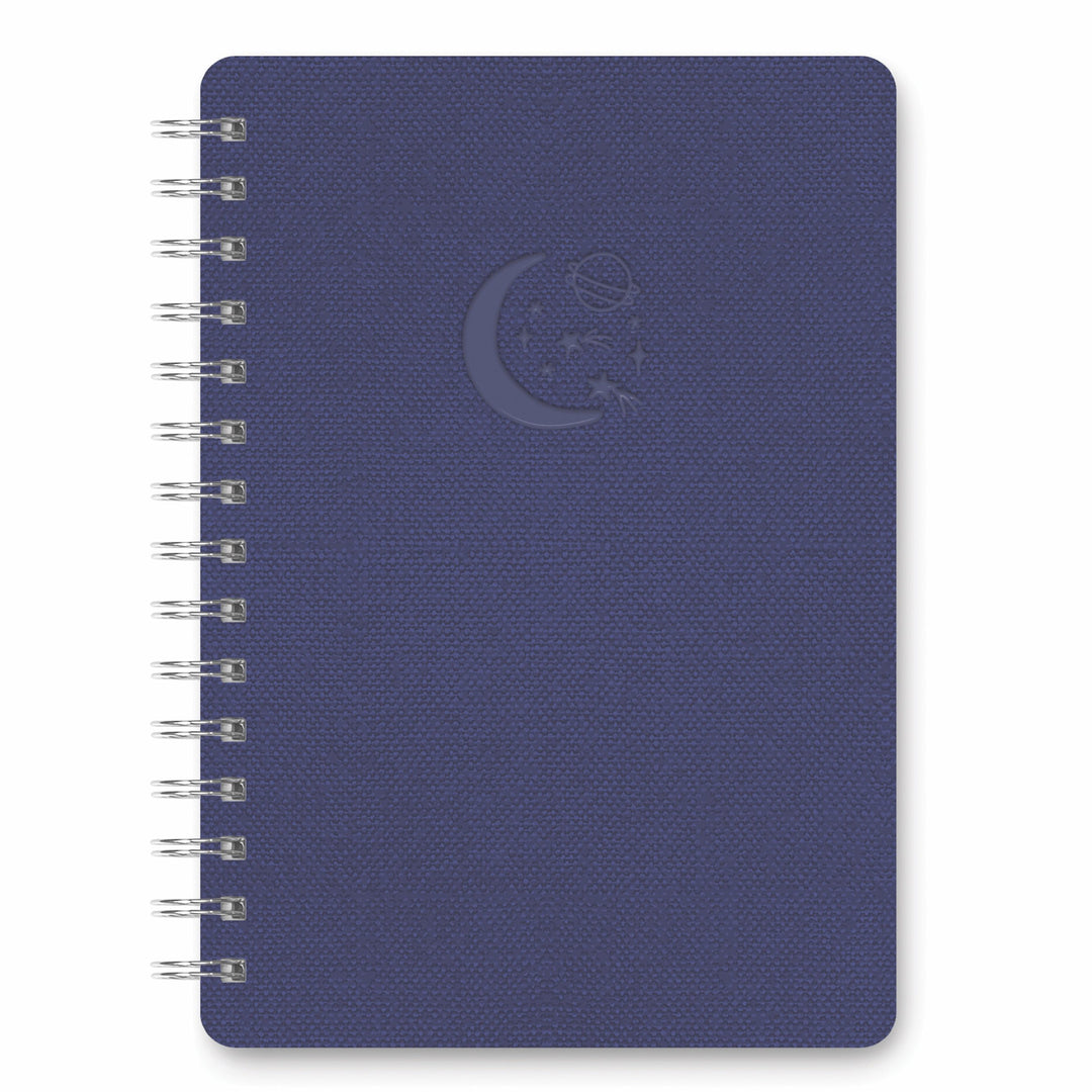 Moons & Stars (Navy) Agatha Notebook