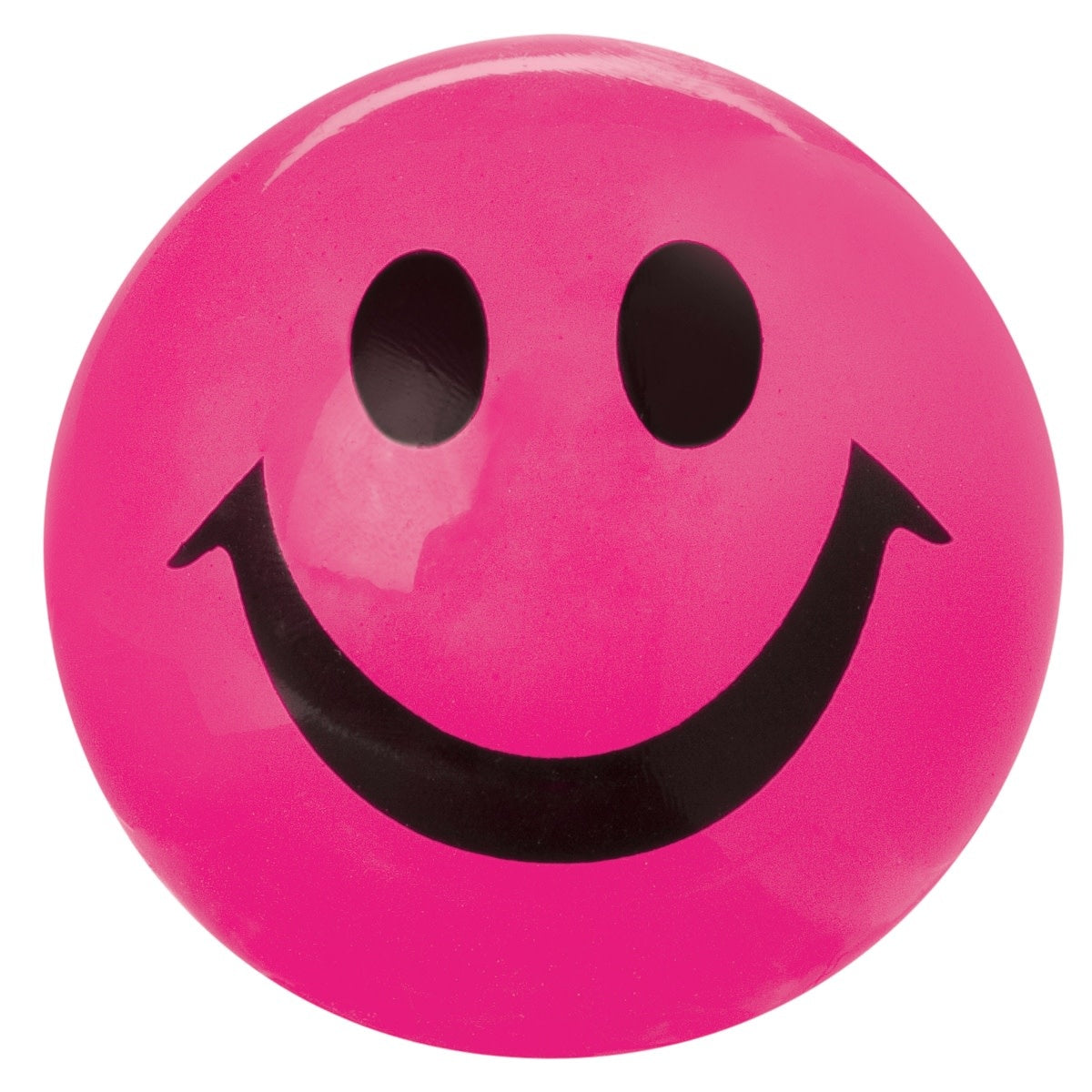 Toysmith Light Up Happy Ball with multicolored flashing lights on a smooth spherical surface.