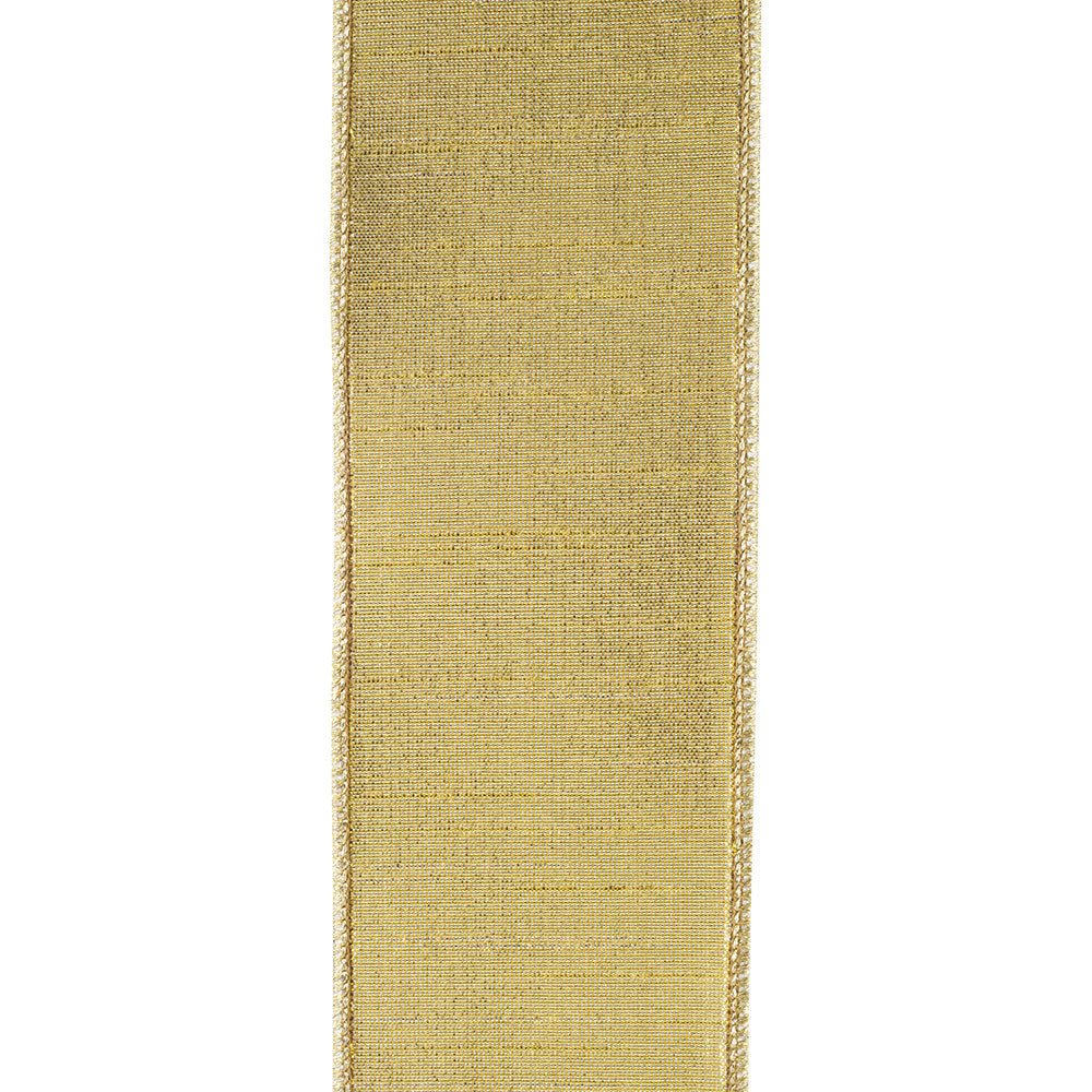 2-1/2 Inch Harlequin Solid Diamond Outline Gilded Deluxe Wired Edge White/French Blue