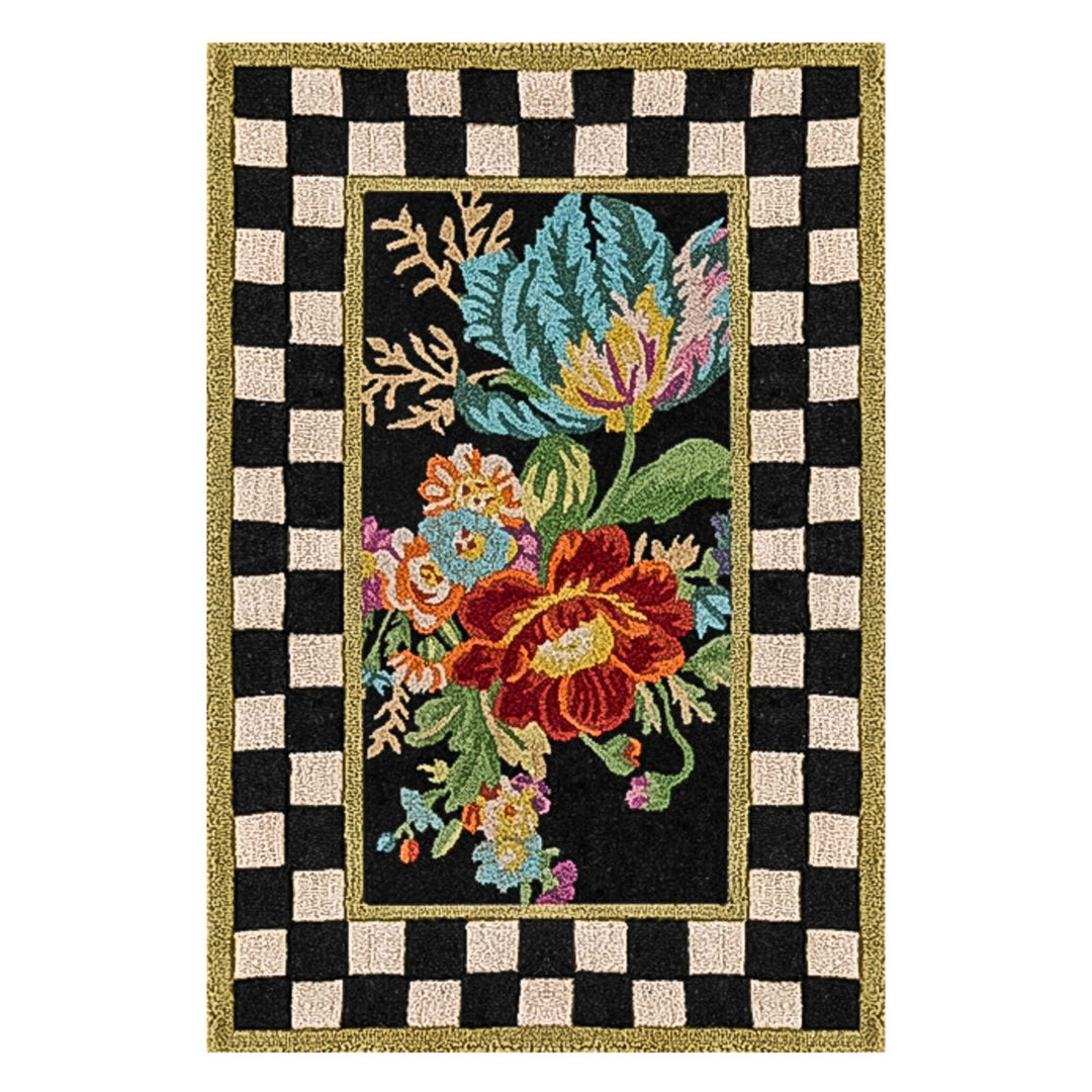 2’ X 3' Flower Market Washable Rug
