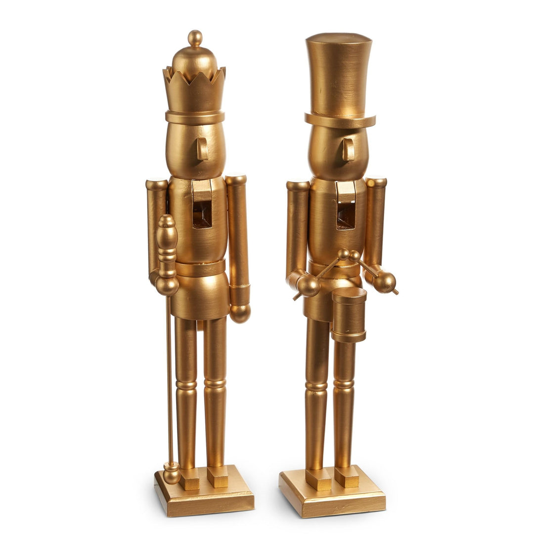 24" Matte Gold Nutcracker