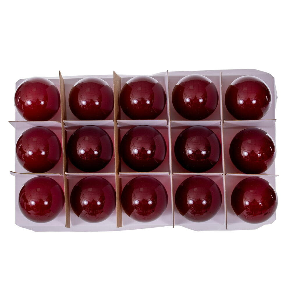 15 Light Glass LED Set with Green Wire