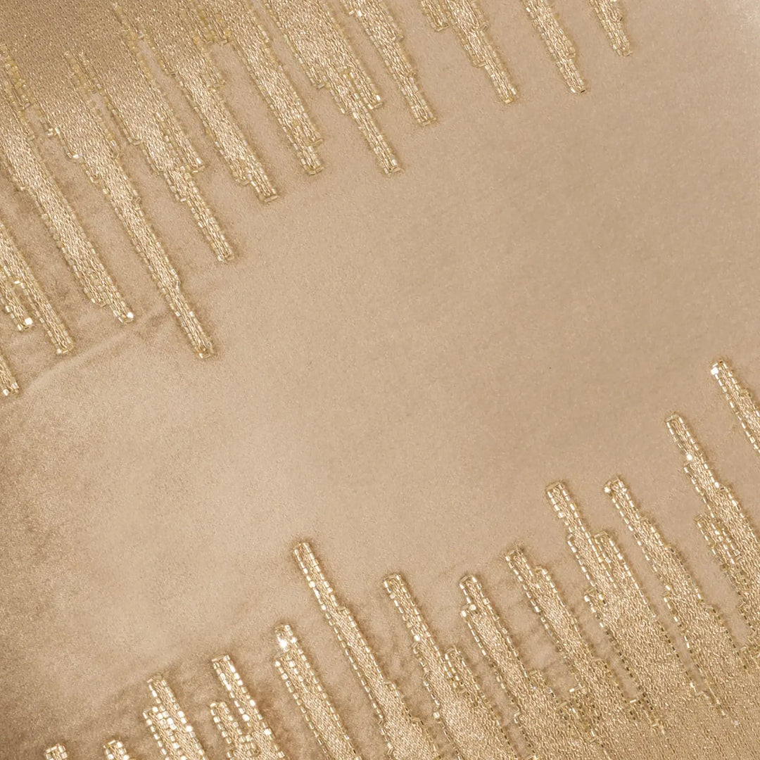 Sayra Stone Gold Pillow 22x22