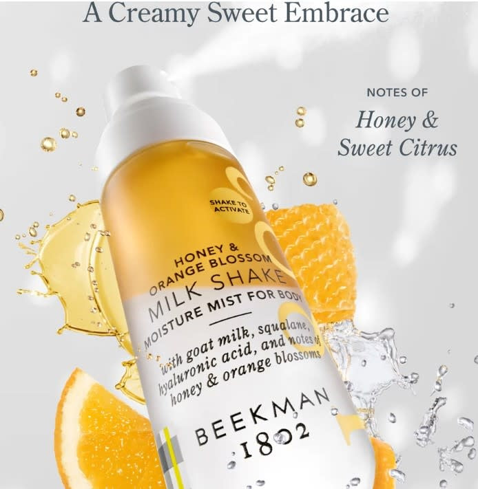 Honey & Orange Blossom Body Milk Shake 2 oz