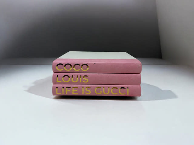 3 Vol Coco Louis Lig on Light Pink / Off-White Covers - Sold as Set