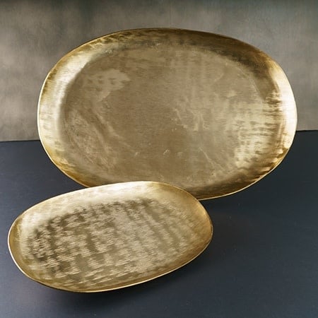 Oval Etched Tray