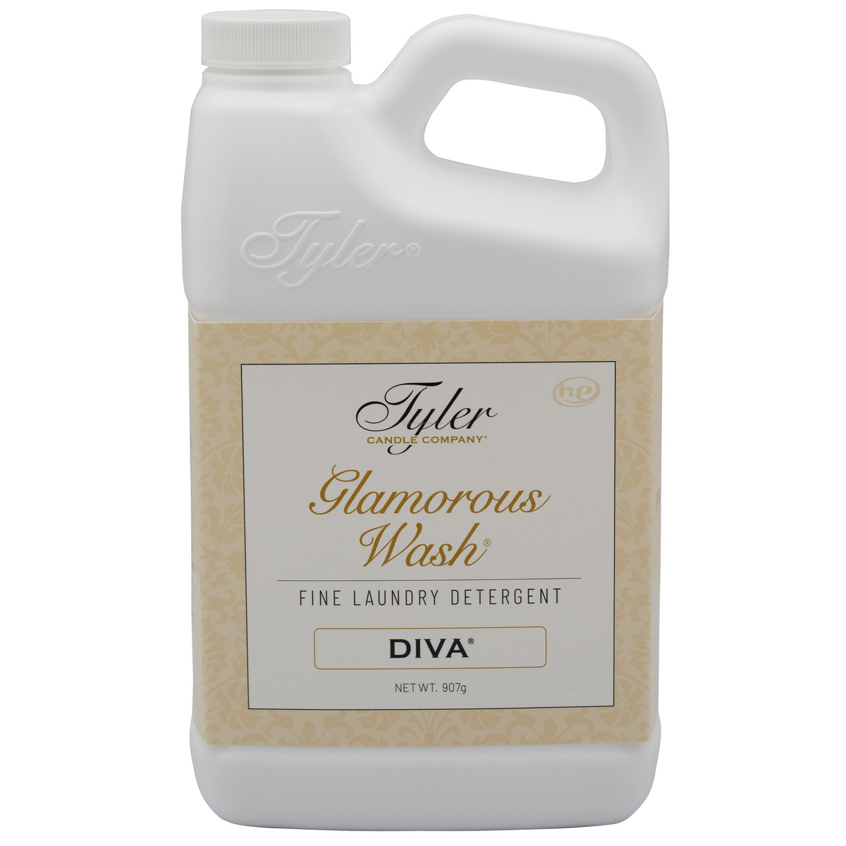 32oz Tyler Candle Company Glamorous Wash fine laundry detergent in Diva scent.