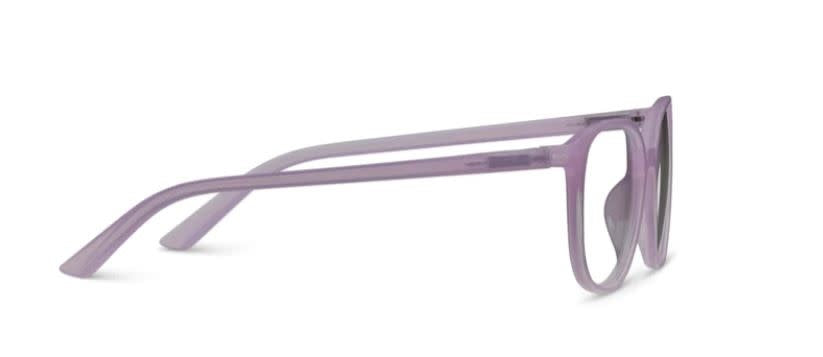 Fruit Punch eyeglasses with thin round frames in juicy colors featuring blue light filtering lenses.