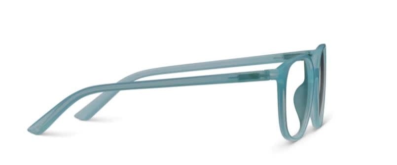 Fruit Punch eyeglasses with thin round frames in juicy colors featuring blue light filtering lenses.