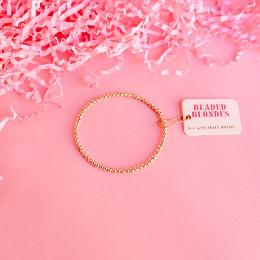 Gold Beaded Bracelet