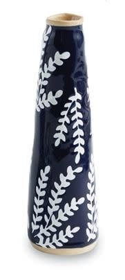 LARGE- BLUE BUD VASE