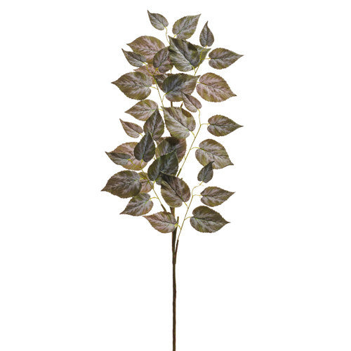 37-inch polyester foam spray with variegated green ivy leaves on a natural branch silhouette.