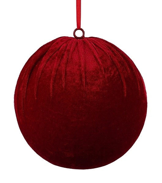 200Mm Velvet Ball W/Hanger