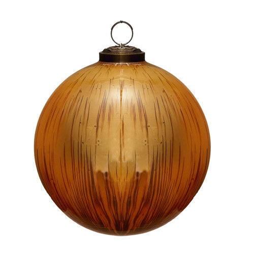 5" Copper Ball Ornament