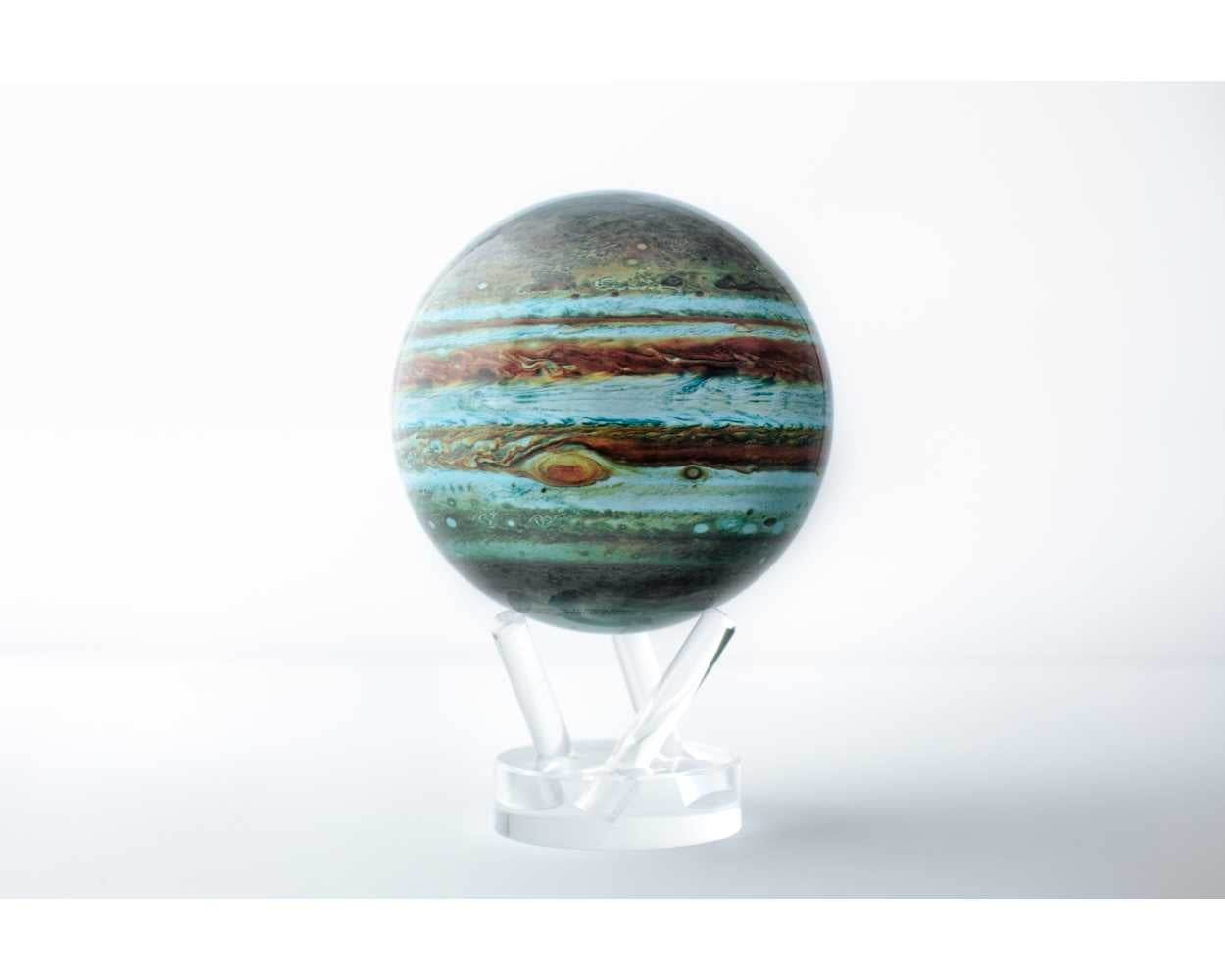 4.5-inch rotating Jupiter globe with base featuring NASA imagery