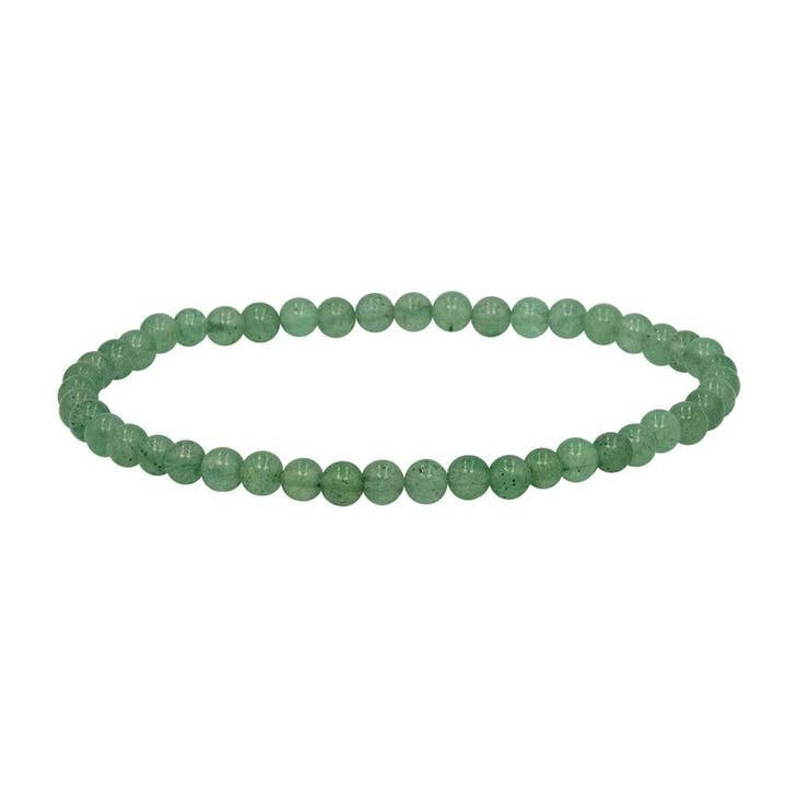Mini Gemstone Bracelet featuring a classic beaded design with small gemstones in neutral tones.