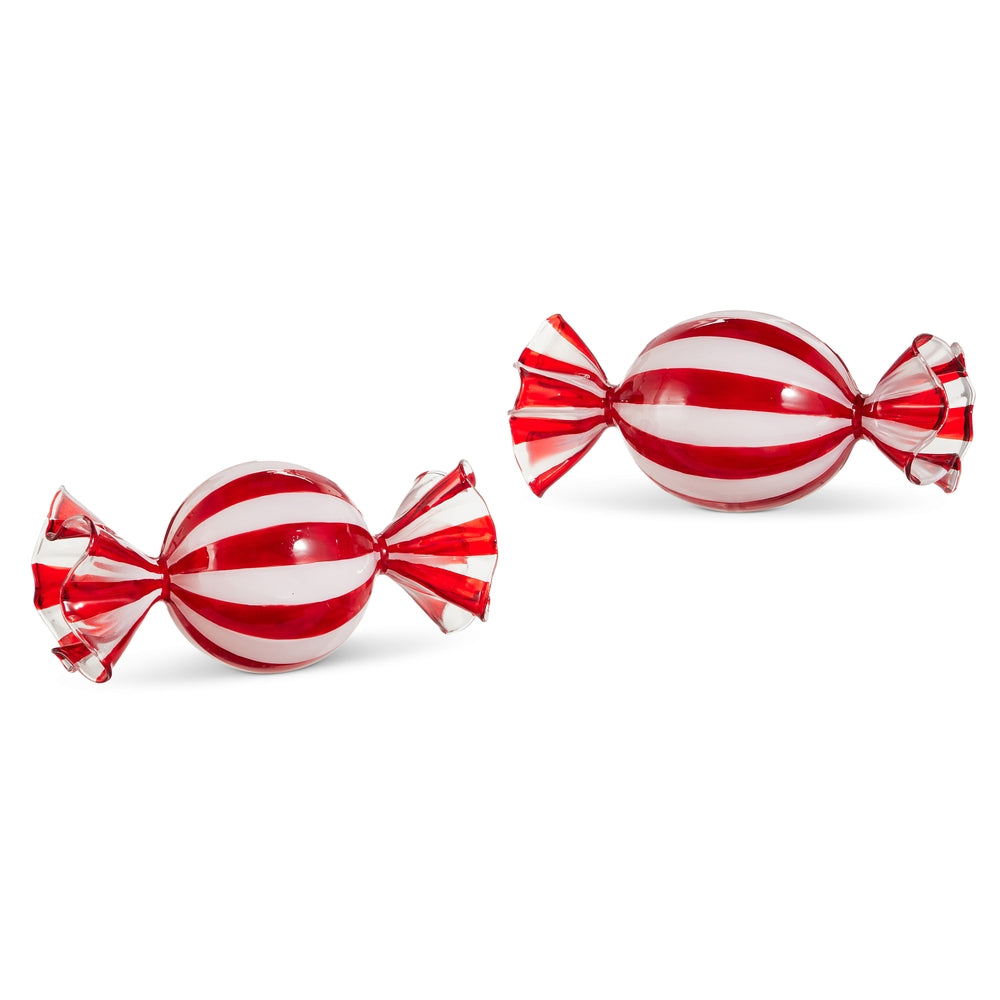 RAZ 8-inch red and white peppermint candies; sold individually