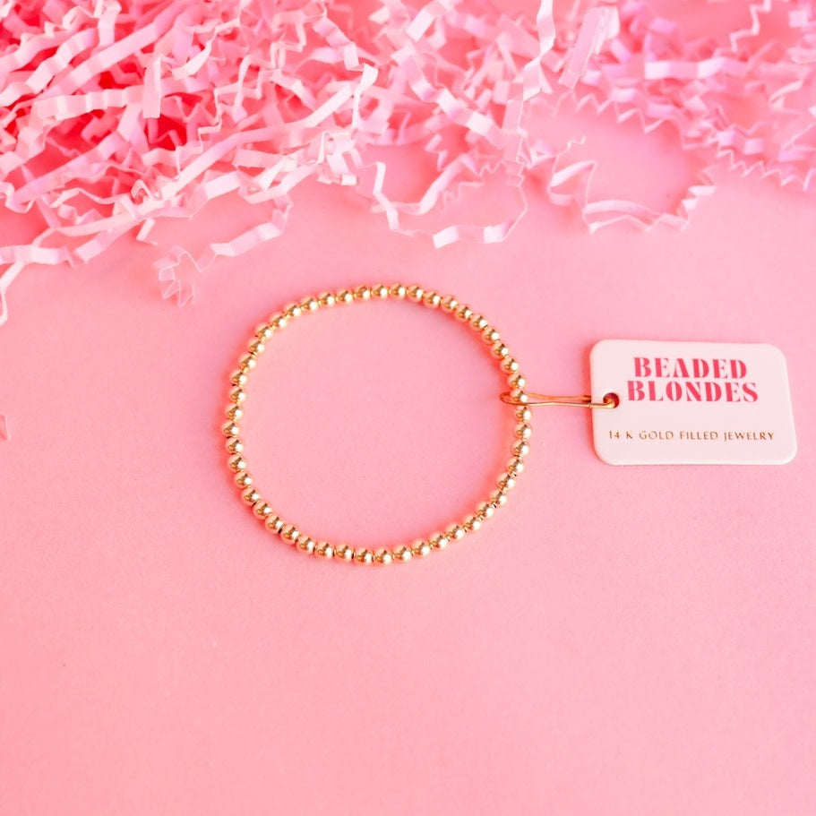 Gold Beaded Bracelet