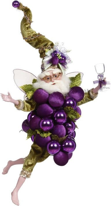 Mark Roberts Grape Fairy medium collectible figurine with detailed fairy wings in purple grape tones.