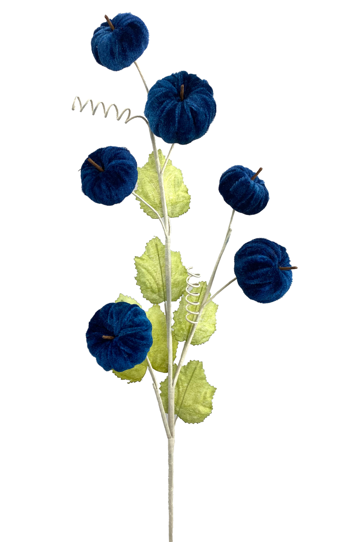 28" H Velvet Pumpkin Spray