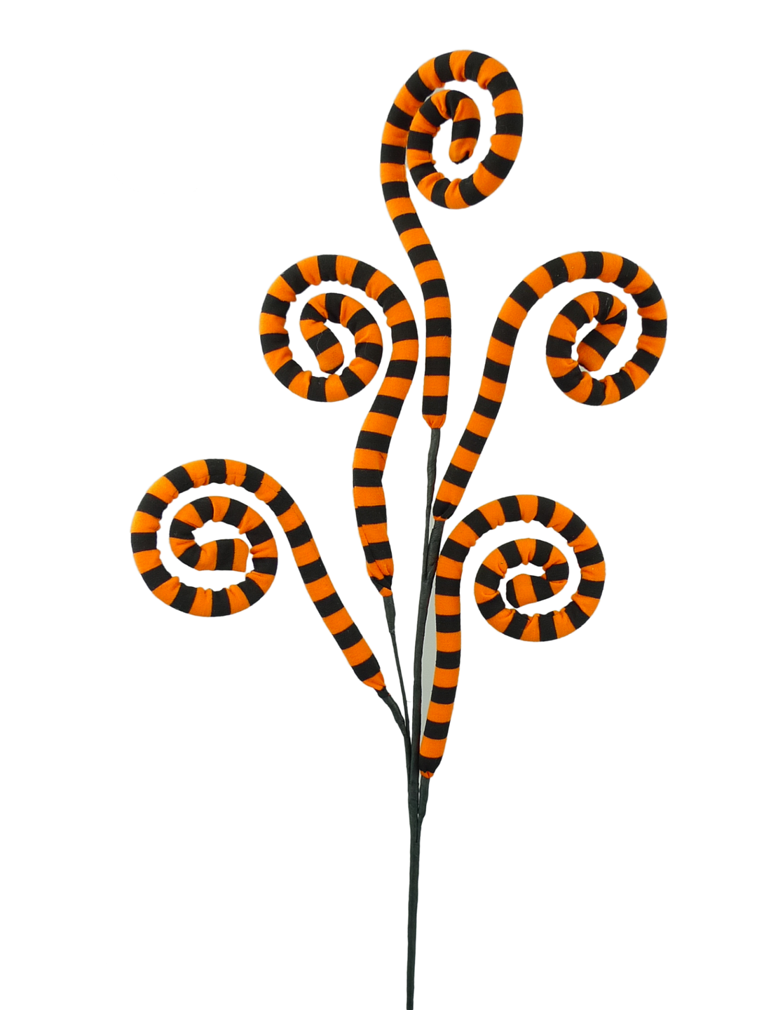 Fabric Stripe Spiral Curly Spray