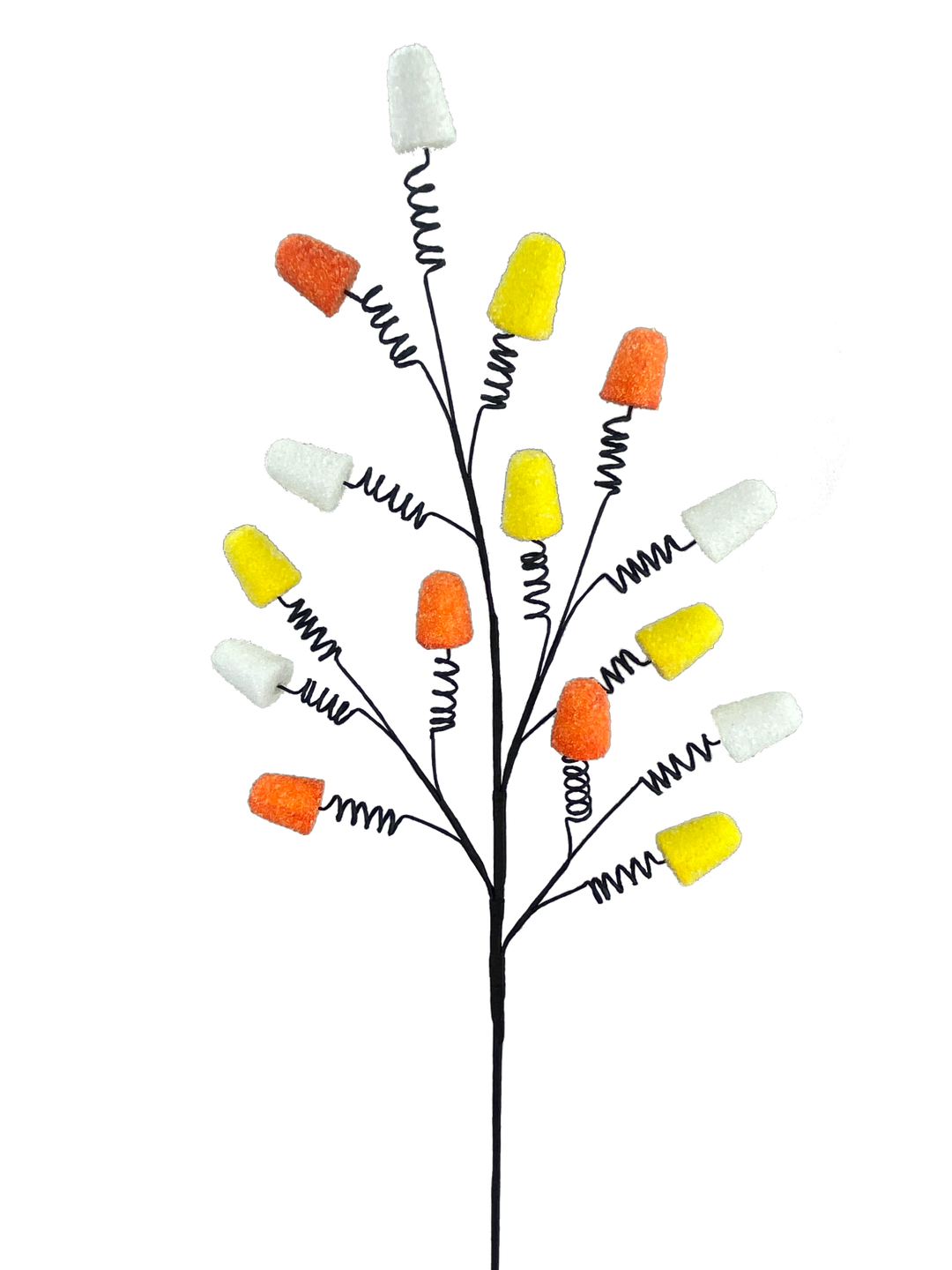 Gumdrop Spray decorative greenery with colorful candy-like accents on a white background.