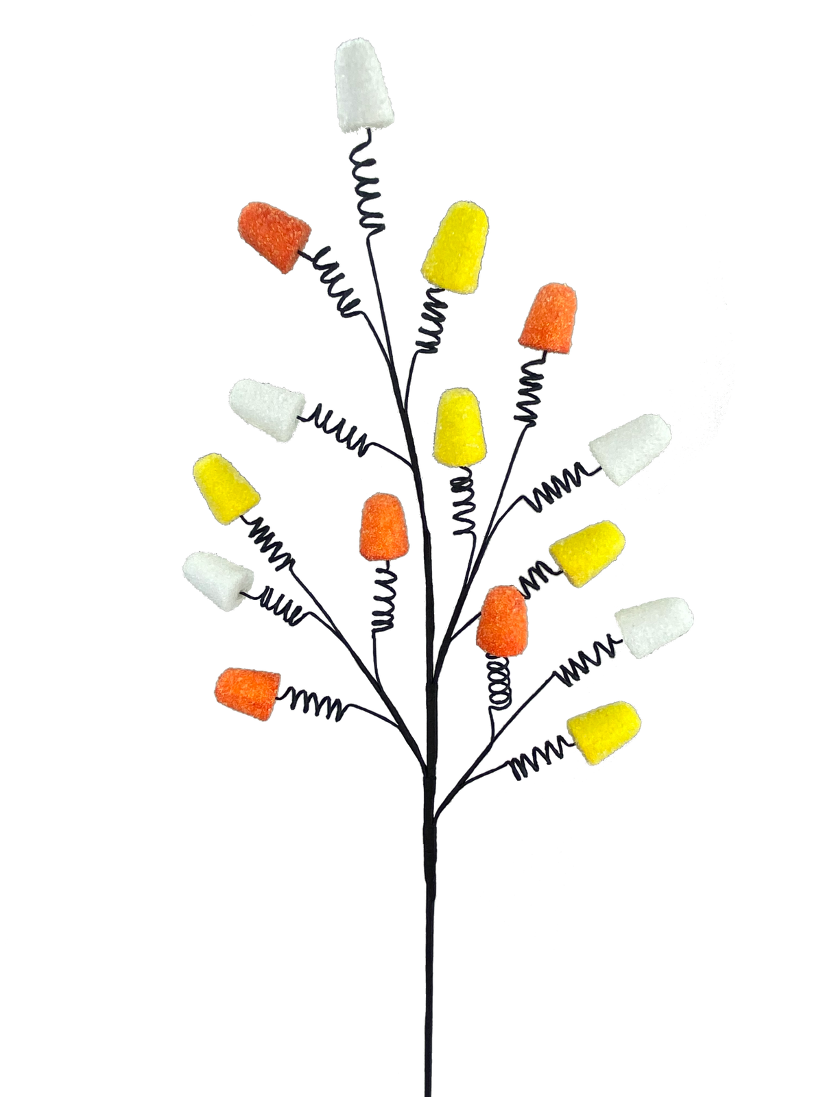 Gumdrop Spray decorative greenery with colorful candy-like accents on a white background.