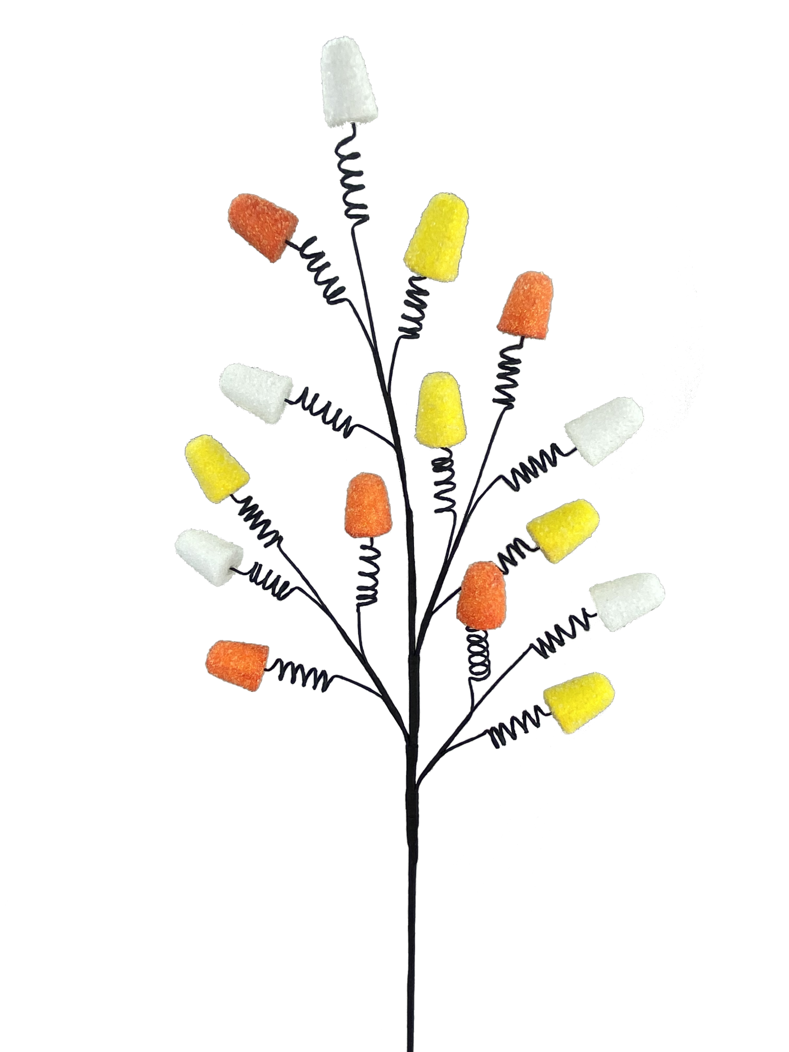 Gumdrop Spray decorative greenery with colorful candy-like accents on a white background.