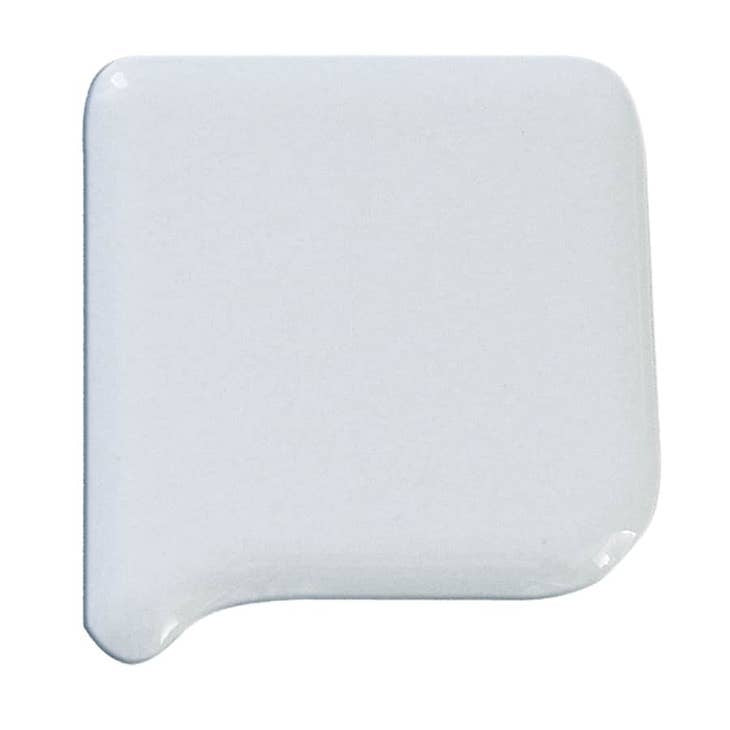 Black nylon kitchen scraper with a black handle designed for high-heat cooking.